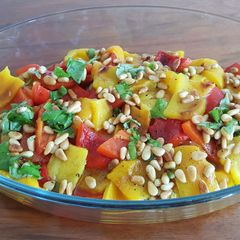 A picture of Bell pepper salad.
