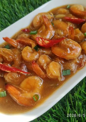 Foto resep Udang Asam Manis