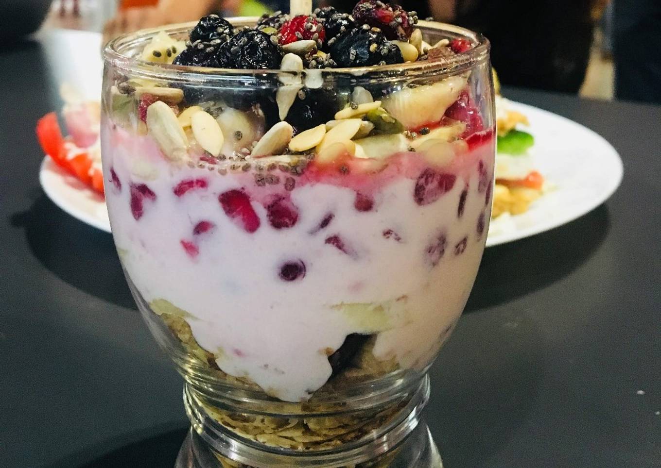 Blueberry parfait