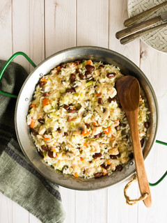 Foto de Arroz de Frango e Legumes