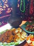 Nasi Kebuli Pronas,Sate Kambing dan Acar Nanas Nasi Kebuli