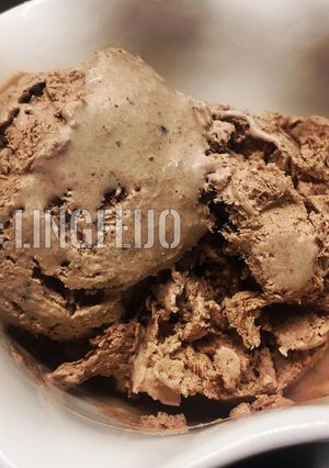 A picture of Keto Dark Chocolate Ice Cream.