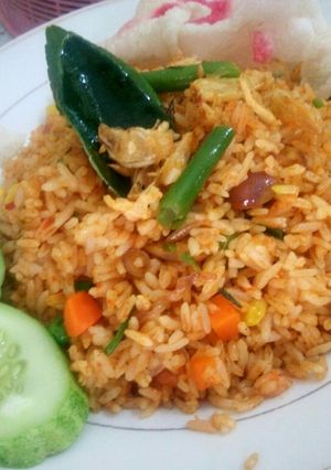Foto resep Nasi goreng sayur dan seafood