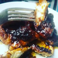 A picture of HoneyChickenBreast #ComfortFoodZone.