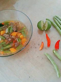 Foto resep Asem asem buncis daging sapi