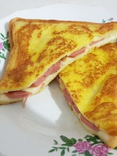 Foto resep Sandwich telur sosis simple