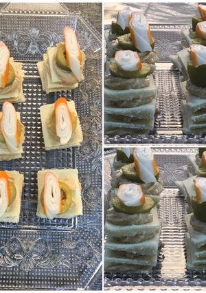 Una foto de Canapés fáciles y rápidos  con pan 🍞 Bimbo 😋😋