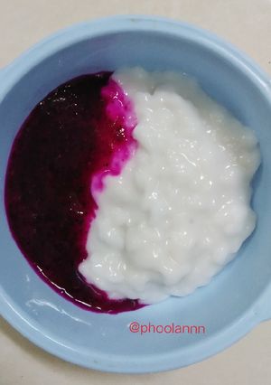 Foto resep MPASI 8M - Bubur sumsum saus naga
