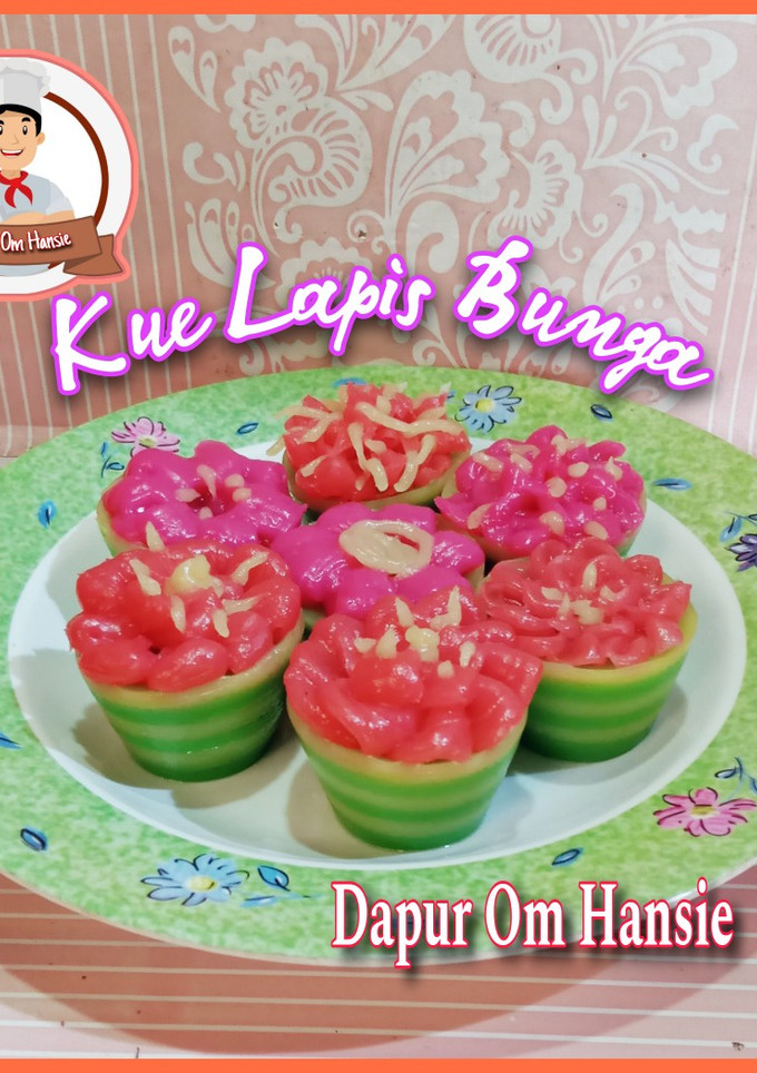 Foto resep Kue Lapis Bunga 🌺🌸🏵️