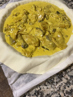 Una foto de Empanada de Heura y setas