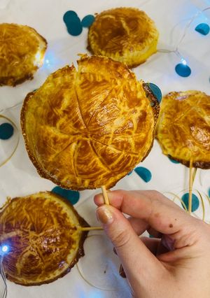 Une photo de Galette des rois en sucette
