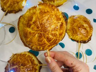 Galette des rois en sucette