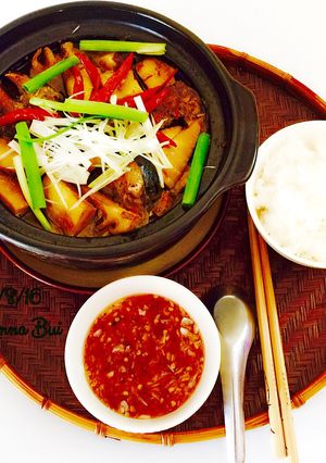 Hình của món Cá nục kho măng !.