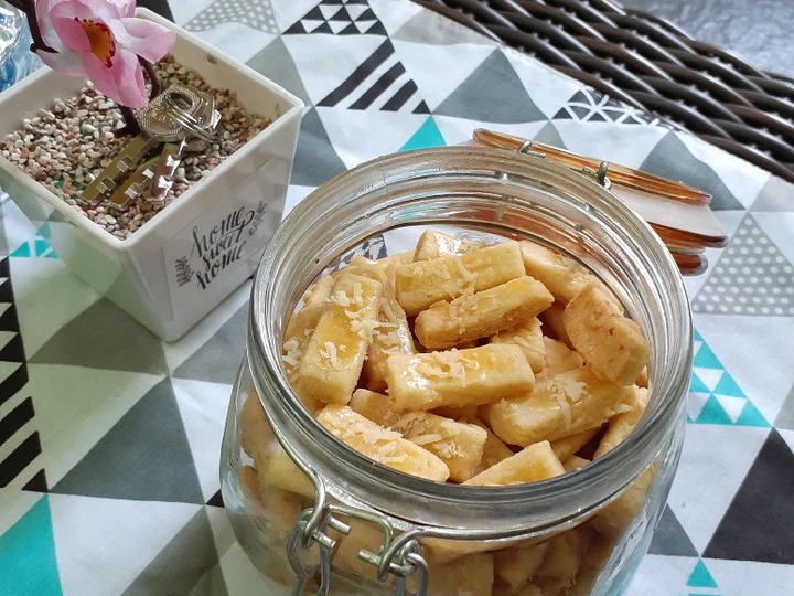 Langkah Gampang Membikin Resep Kastengel anti gagal teflon, no telur yang Enak Banget Anti Ribet, Mantap Sekali