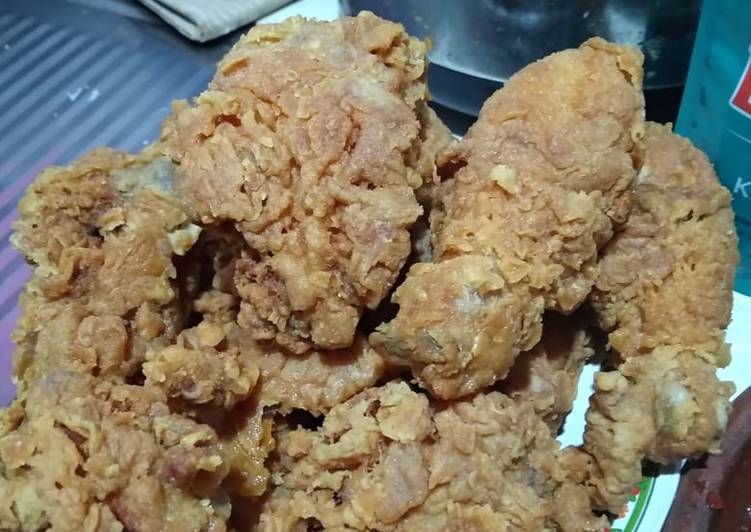 Bahan Ayam goreng kriuk | Resep Membuat Ayam goreng kriuk Yang Enak Banget