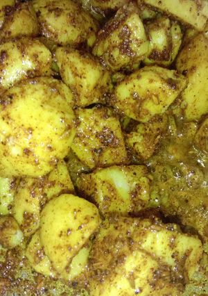 A picture of Dry potatoes.