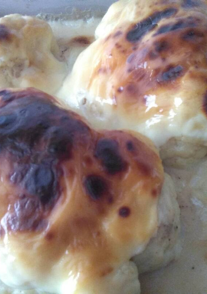 Una foto de Coliflor gratinada