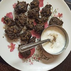 A picture of Kuttu/ Buckwheat Flour ke Kofte.