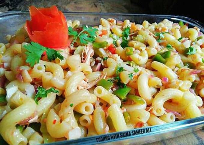 Chicken veg macaronis #ramadankitayari Recipe