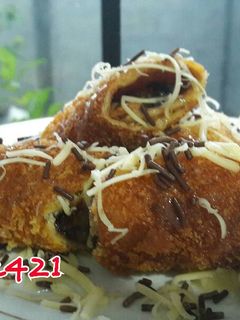Foto resep Pisang Coklat Gulung Roti Tawar