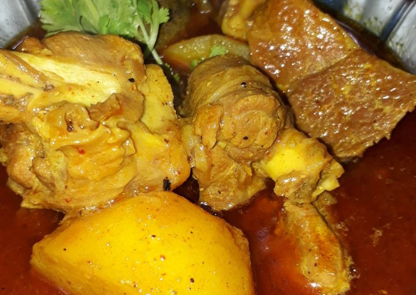 Recipe of Favorite Mutton Steam Curry