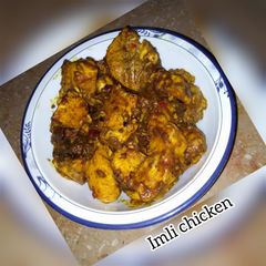 A picture of Imli chicken.