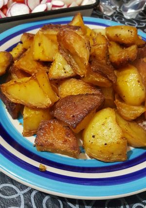 Una foto de Papas al horno
