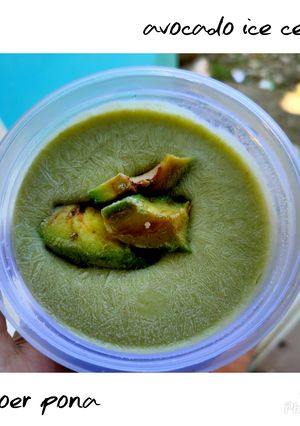 Foto resep Avocado Ice Cream