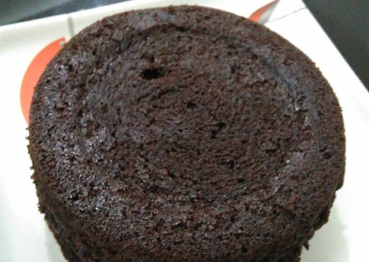 Steps to Make Quick Oreo Chocolate sponge cake