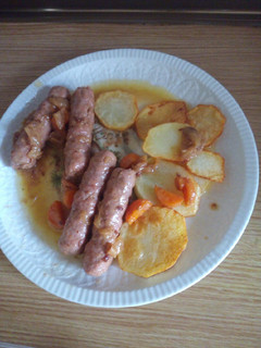 Una foto de Longaniza con Patatas