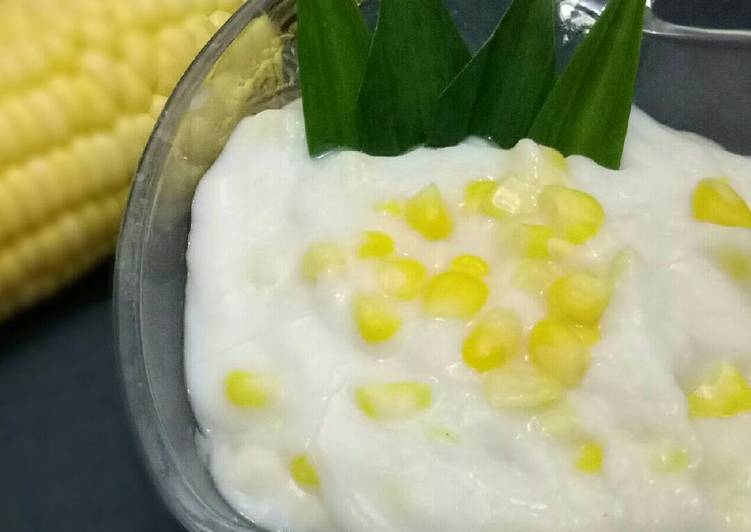 Bahan meracik Bubur Sumsum Jagung Manis, Bisa Manjain Lidah
