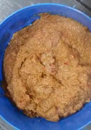 A picture of Garlic chutney.