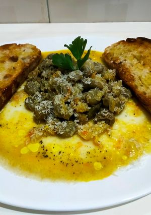 Foto di Stufato di fave e finocchio con pecorino romano