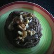 Postre en taza sin harina y sin azúcar. Se hace en 4 minutos