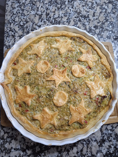 Una foto de Tarta de brócoli y atún !!