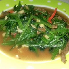 A picture of Stir Fry Spinach.