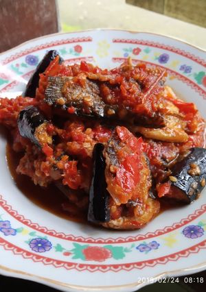 Foto resep Sambel ikan asin siam mix jengkol+terong