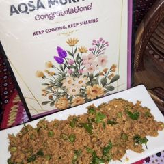 A picture of Spicy fish keema.