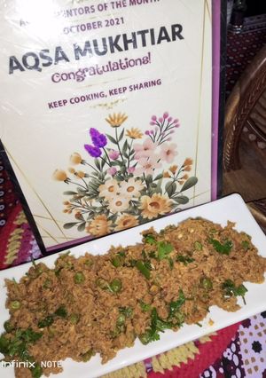 A picture of Spicy fish keema.