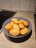 Madeleines miel citron