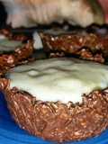 Cheesecake chocolate-plátano