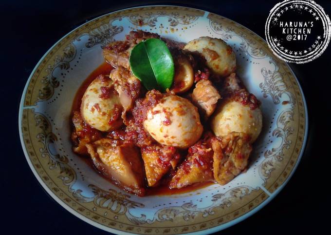 Cara Membuat Telur dan Tahu Bumbu Bali Menu Enak