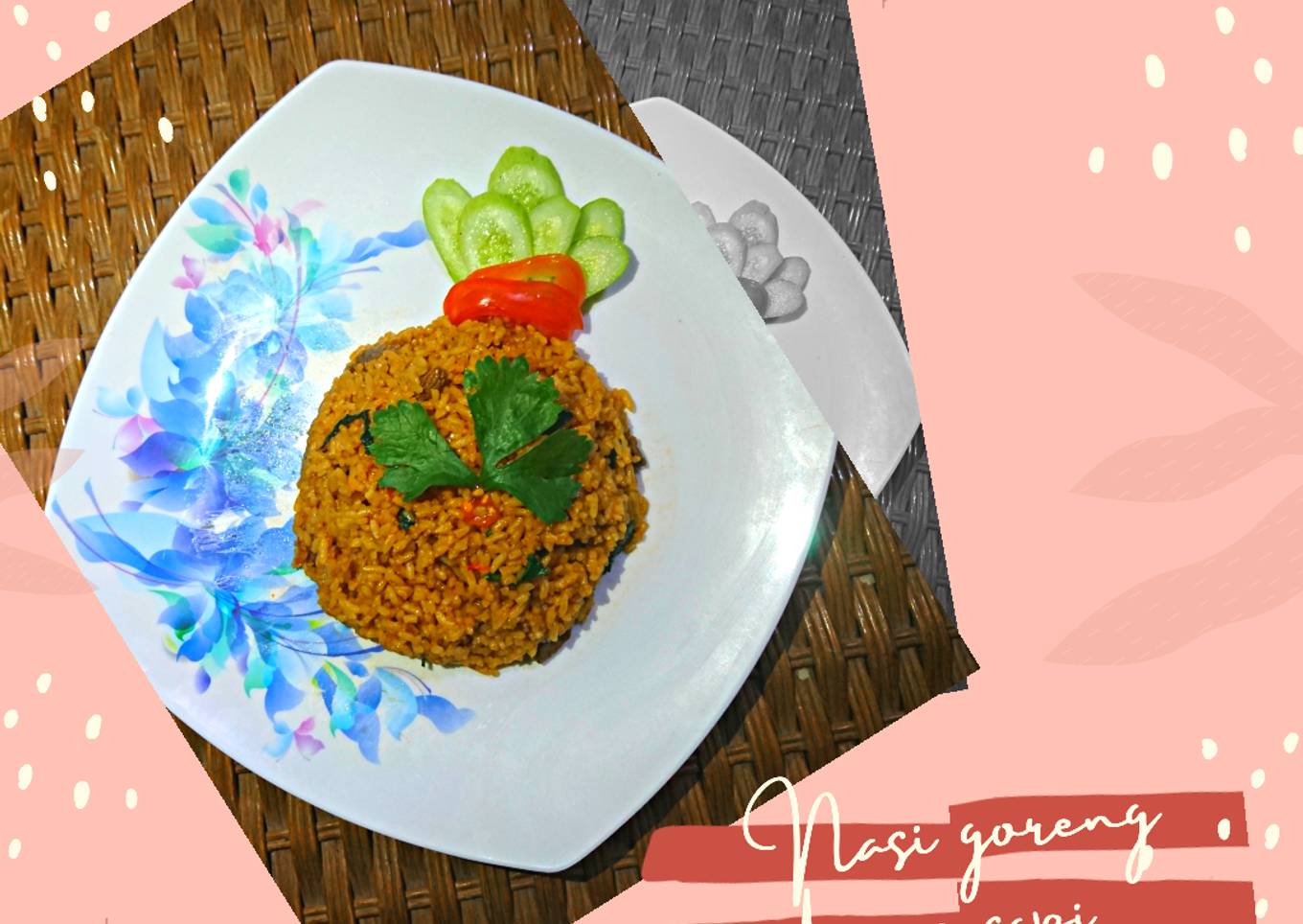 Nasi goreng daging sapi simpel