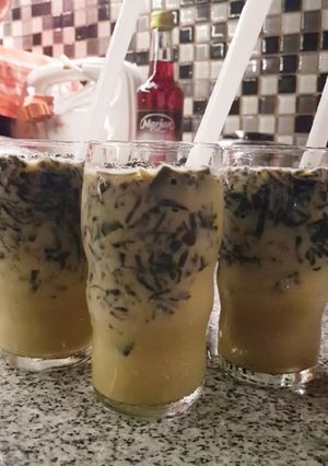 Foto resep Es cincau susu