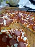 Pizza de pollo sin harina