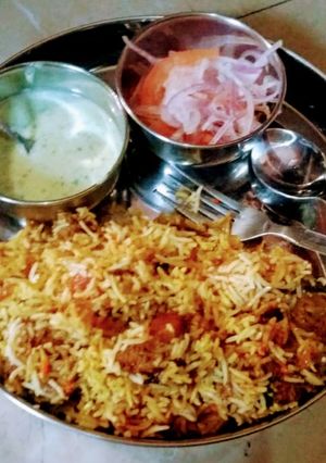 A picture of Sindhi Biryani.