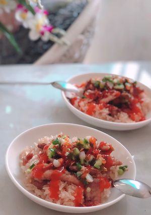 Hình của món Xôi gà siêu tốc 🍗🍗.