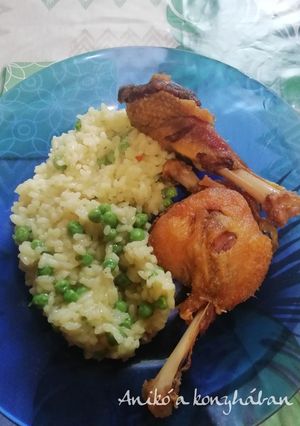 Kacsasült rizibizivel 🌺 recept fotója