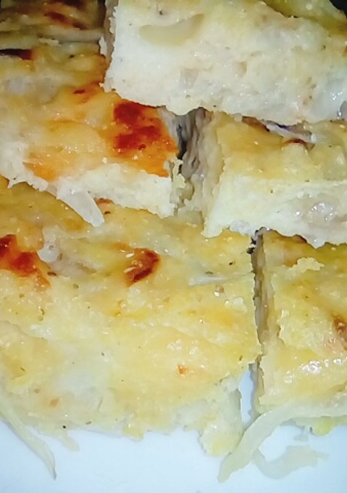 Una foto de Sopa paraguaya. Deliciosa y muy rendidora!!!