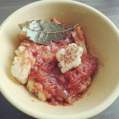Roasted Cauliflower in Tomato Sauce A picture of Roasted Cauliflower in Tomato Sauce.